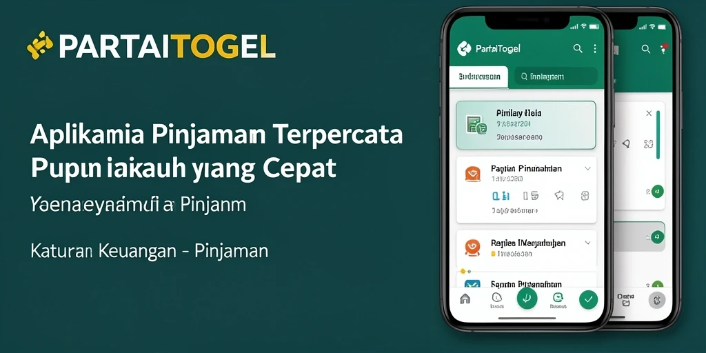 Tampilan antarmuka aplikasi PARTAITOGEL dengan fitur pinjaman yang intuitif.
